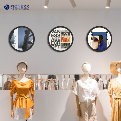 Dernières solutions de l'entreprise Écran publicitaire LCD circulaire FIONEXX