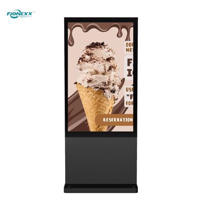 Bon prix Totem numérique vertical sans ventilateur extérieur de 55 pouces en ligne
