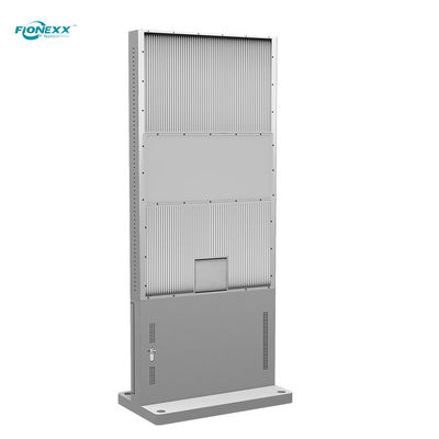 Bon prix Durable 75 pouces Totem numérique extérieur coque d'argent Aspect lisse en ligne