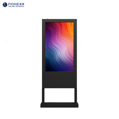 Bon prix RoHS 55 pouces signalisation numérique indépendante monoplace affichage totem LCD en ligne