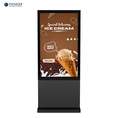 Bon prix Totem numérique verticale sans ventilateur extérieur noir de 86 pouces en ligne