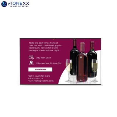 Bon prix 49 pouces 1080P Windows Signage à une face avec 2000nits Haute luminosité en noir en ligne