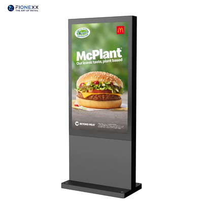 Bon prix Écran LCD tactile LCD affichage numérique publicité totem plancher standing kiosque en ligne