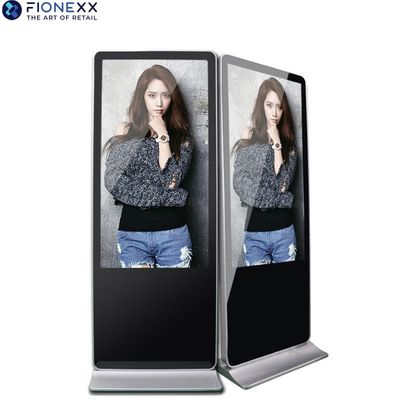 Bon prix Affichage publicitaire LCD Affichage numérique Smart Kiosk Totem vertical avec un temps de réponse de 6 ms et 350 nits 350 nits Lumière en ligne
