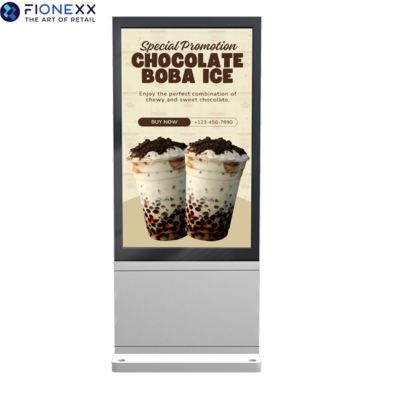 Bon prix Écran d'affichage publicitaire extérieur sans ventilateur vertical numérique totem extérieur de haute qualité en ligne