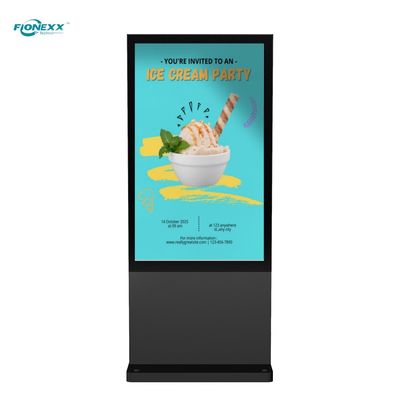 Bon prix Totem numérique vertical sans ventilateur extérieur de 75 pouces en ligne