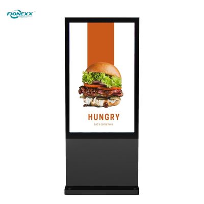 Bon prix Totem numérique verticale sans ventilateur extérieur noir de 86 pouces en ligne