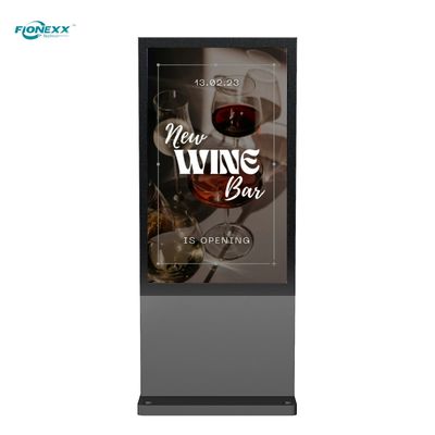 Bon prix Affichage de signalisation numérique verticale extérieure de 86 pouces en ligne