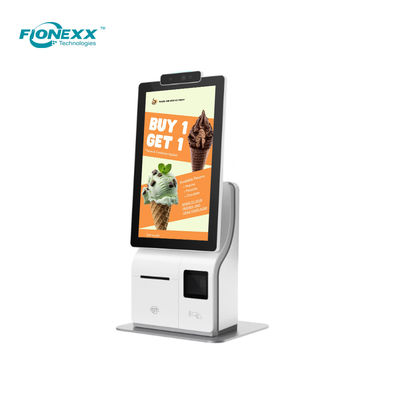 Bon prix 15.6 pouces écran unique Kiosques de service personnel Terminal POS avec caméra AI en ligne