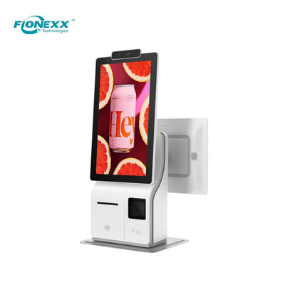 Bon prix 15.6 pouces Double écran tactile Self-service POS kiosques en ligne