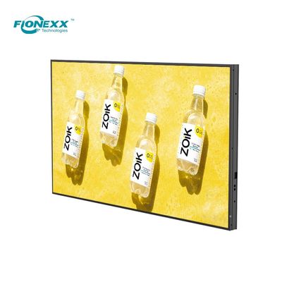 55 pouces UHD mono-faces 3000nits affichage LCD fenêtre boîtier en aluminium