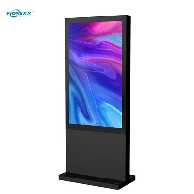 Bon prix Écran LCD tactile Wifi à l'intérieur Kiosque totem 350nits Lumière au sol Signalisation numérique debout en ligne