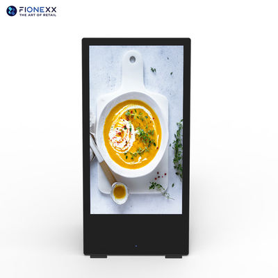 Bon prix Cadre métallique alimenté par batterie Signage numérique 49 pouces 2000 cd/m2 en ligne