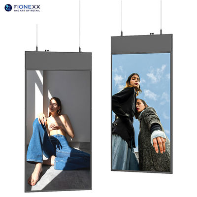 Affichage LCD lumineux de 55 pouces x 2 tailles pour espaces commerciaux et commerciaux