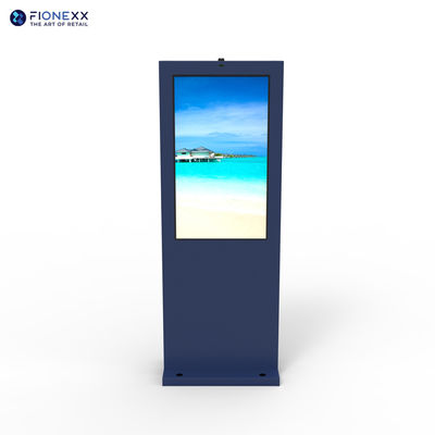 Bon prix 43 pouces Air Colling Totem numérique extérieur IP55 Noté haute luminosité 2500 Nits affichage en ligne