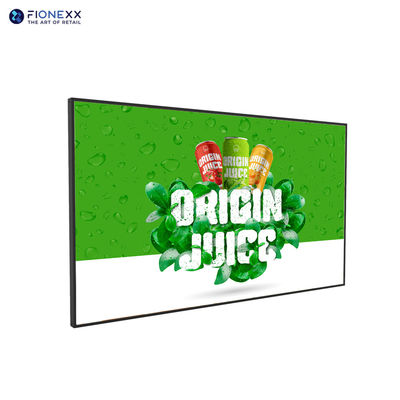 QLED 4K 65 pouces affichage LCD monté au mur panneau LCD 700nits luminosité