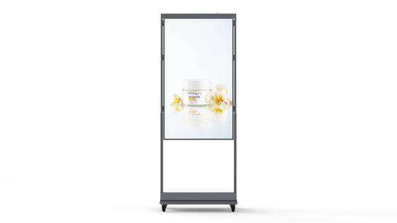 Bon prix Affichage LCD numérique ultra-mince suspendu 25 mm 55 pouces intérieur double face en ligne