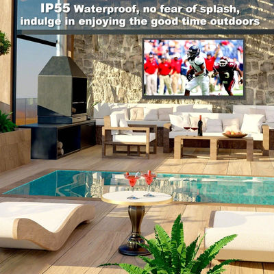 43-55 pouces IP55 4k UHD Piscine TV résistant aux intempéries Toit Terrasse TV Maison de plage Télévision Yacht/TV marine