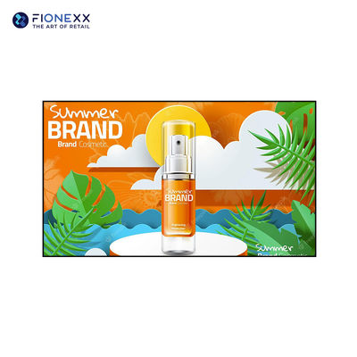 Bon prix Moniteur QLED Bezel 8mm Android LCD affichage d'affichage numérique Kiosque pour vidéo 4K Montage murale annonces en ligne