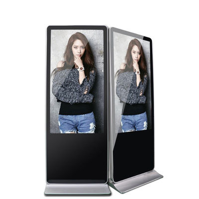 Bon prix Publicité intérieure Kiosque d'affichage numérique à double écran avec support de sol double face et solution Android en ligne