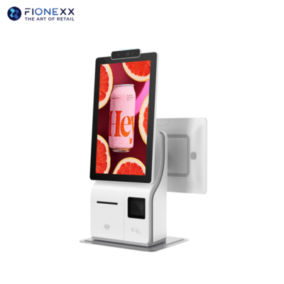 Bon prix 15.6 pouces Écran à double toucher Self-service Commande Publicité Écran d'affichage Self-service POS Kiosques en ligne