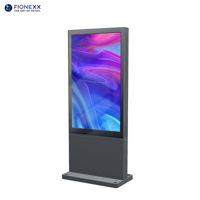 Bon prix Écran LCD tactile Wifi à l'intérieur Kiosque totem 350nits Lumière au sol Signalisation numérique debout en ligne