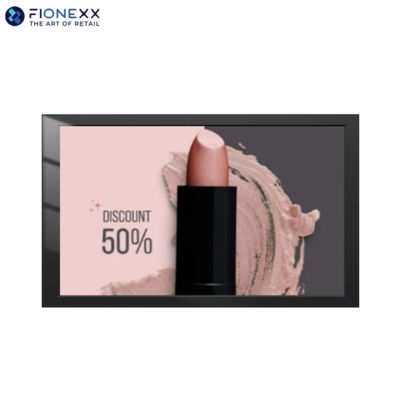 Affichage numérique mural de 22 pouces avec matériau en coque en aluminium bordure 12 mm rapport d'aspect 16 9