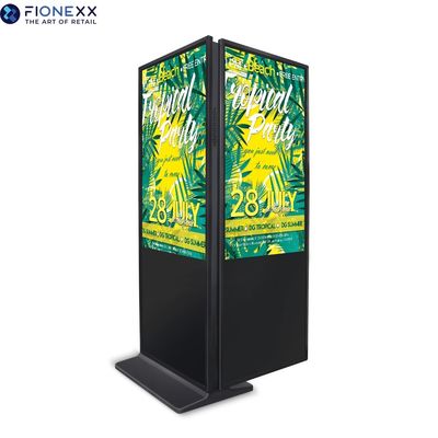 Affichage numérique Smart Kiosk Totem verticale au sol Standing Touch Screen Affichage publicitaire LCD avec un temps de réponse rapide de 6 ms