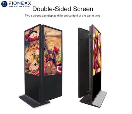 AD/Windows/Android Solution LCD Stand commercial vidéo publicitaire pour l'affichage et l'affichage numériques intérieurs