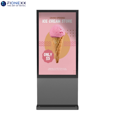 Bon prix Profil en aluminium 65 pouces affichage numérique affichage numérique totem contraste élevé en ligne