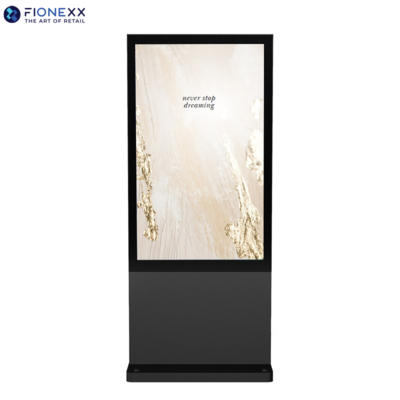 Bon prix Écran d'affichage publicitaire durable extérieur sans ventilateur vertical numérique totem en ligne