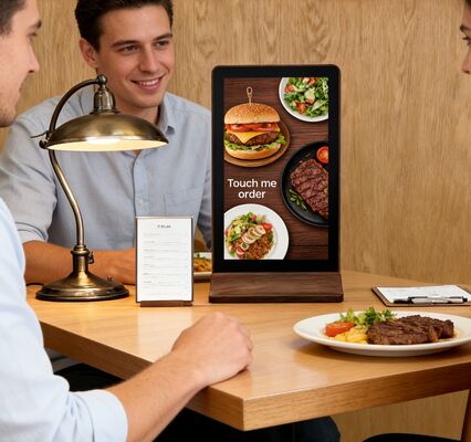 Bon prix Affichage LCD de signalisation Écran numérique portable de 11,6 pouces avec résolution 1920x1080 Affichage LCD portable alimenté par batterie en ligne