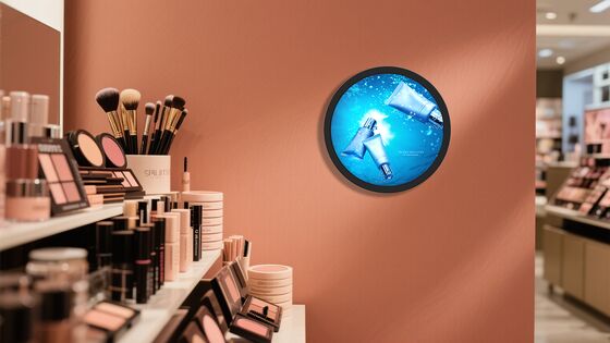 Bon prix Affichage LCD circulaire de 5 pouces Écran numérique LCD pour magasins de détail Résolution HD en ligne