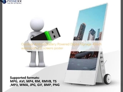 Affiche d'écran LCD résistant à l'eau de 43 pouces