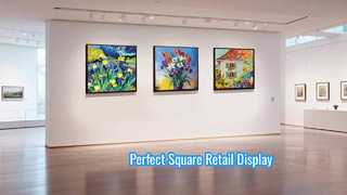 Écran LCD carré à vision parfaite 1:1